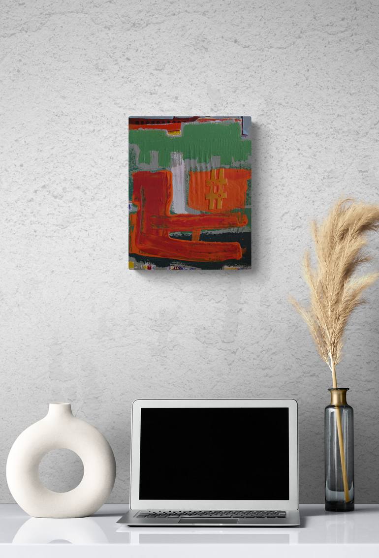 Original Abstract Expressionism Abstract Painting by Jose Fonte