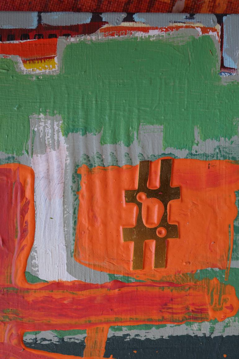 Original Abstract Expressionism Abstract Painting by Jose Fonte