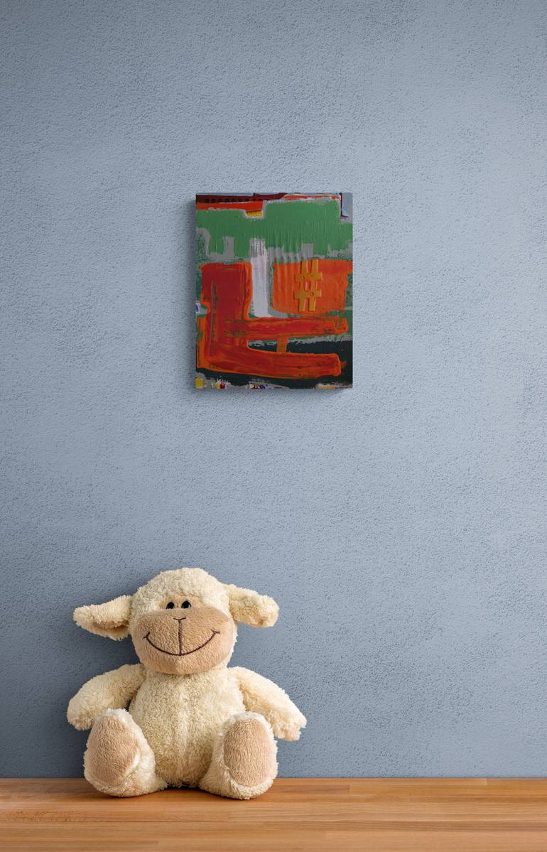 Original Abstract Expressionism Abstract Painting by Jose Fonte