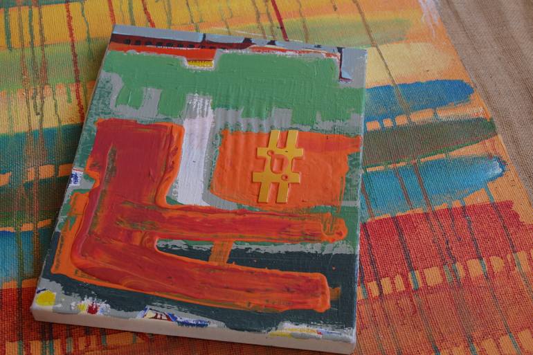 Original Abstract Expressionism Abstract Painting by Jose Fonte