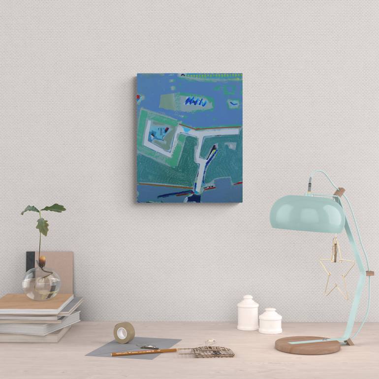 Original Painterly Abstraction Abstract Painting by Jose Fonte