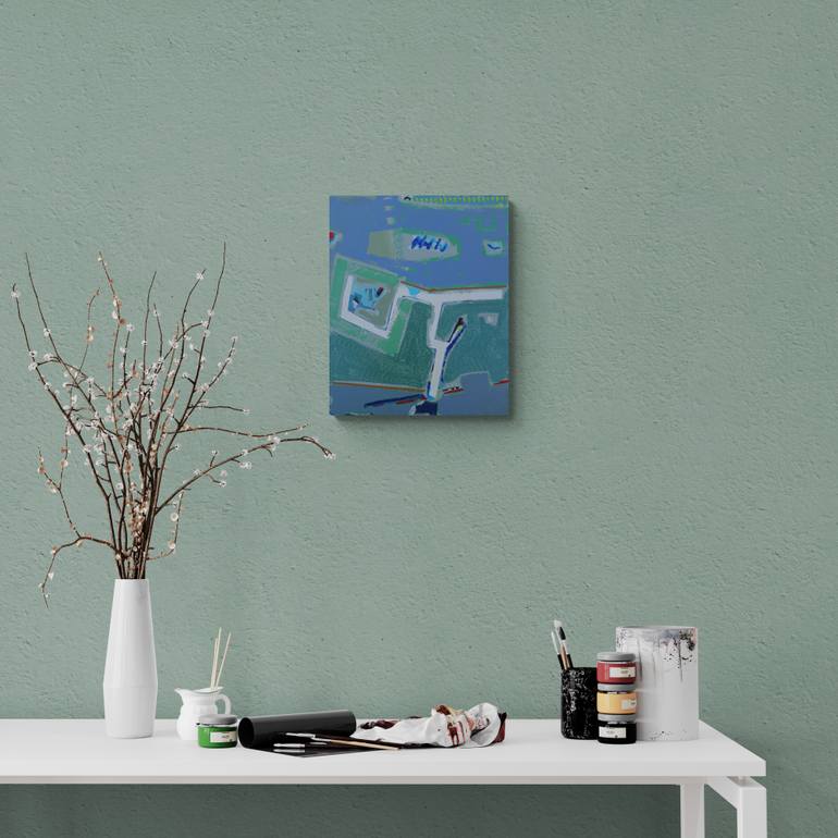 Original Painterly Abstraction Abstract Painting by Jose Fonte