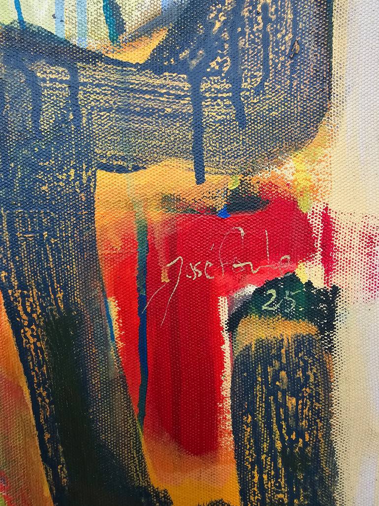 Original Abstract Expressionism Abstract Painting by Jose Fonte
