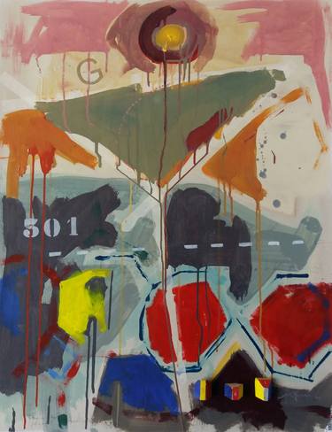 Original Abstract Expressionism Abstract Paintings by José Fonte