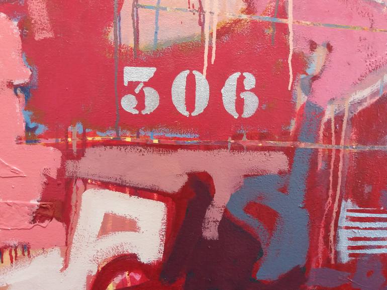 Original Abstract Expressionism Abstract Painting by Jose Fonte