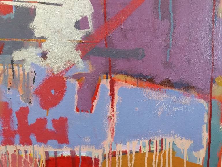 Original Abstract Expressionism Abstract Painting by Jose Fonte
