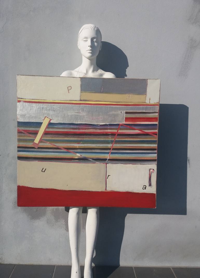 Original Conceptual Geometric Painting by José Fonte