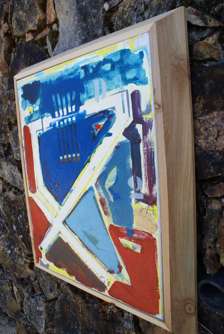 Original Modernism Abstract Painting by Jose Fonte