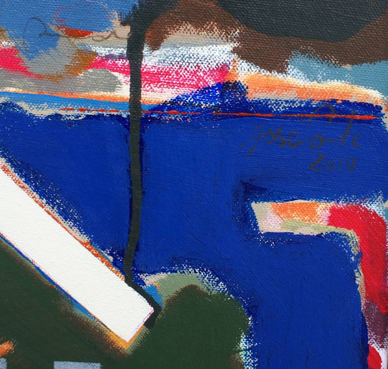 Original Abstract Love Painting by Jose Fonte