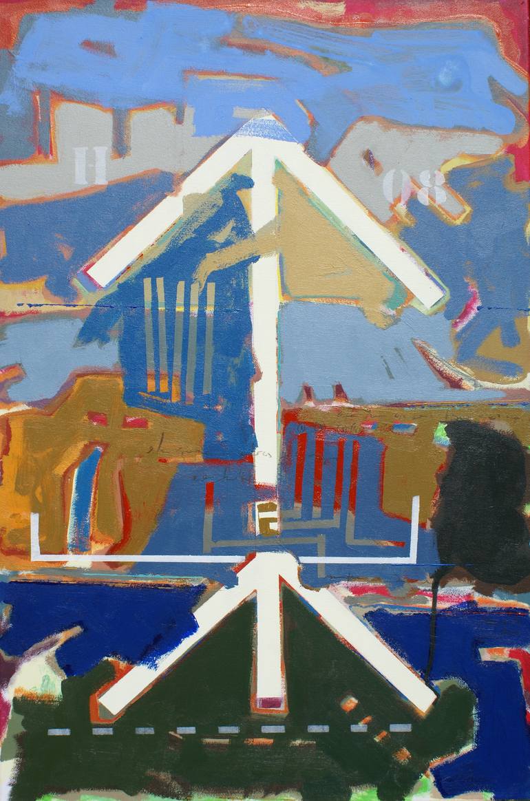 Original Abstract Love Painting by Jose Fonte