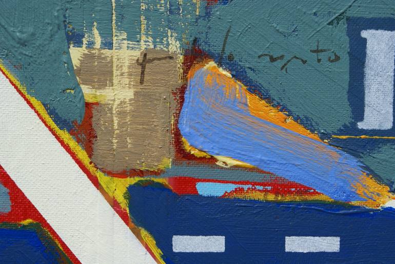 Original Abstract Interiors Painting by Jose Fonte