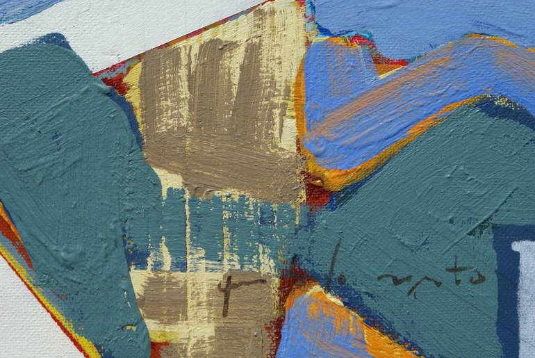 Original Abstract Interiors Painting by Jose Fonte