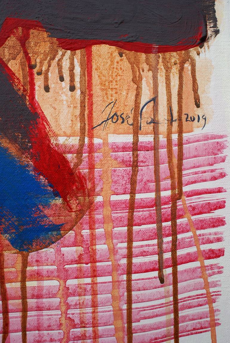 Original Abstract Love Painting by José Fonte