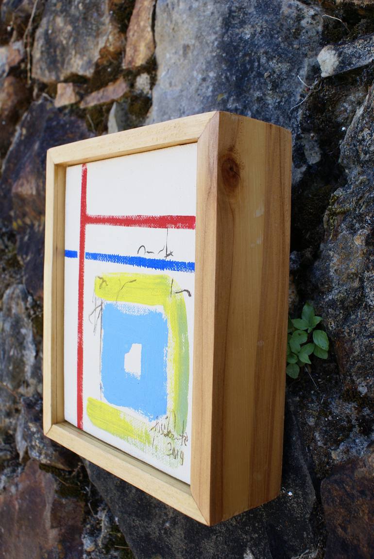 Original Minimalism Architecture Painting by Jose Fonte