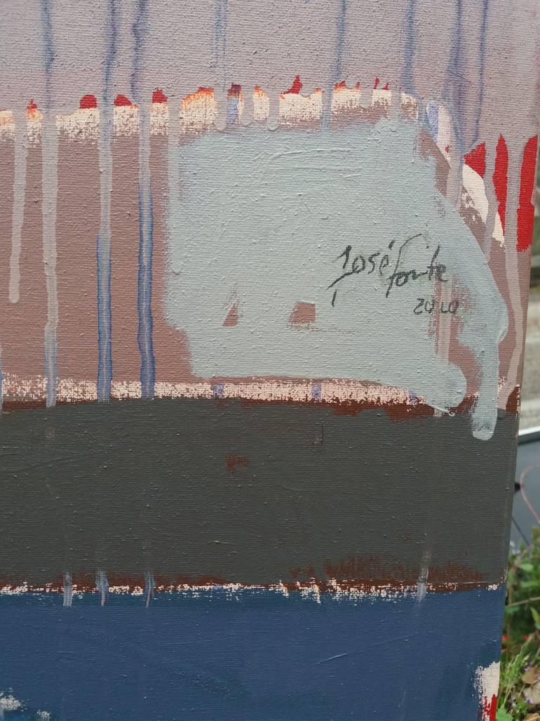 Original Abstract Still Life Painting by Jose Fonte