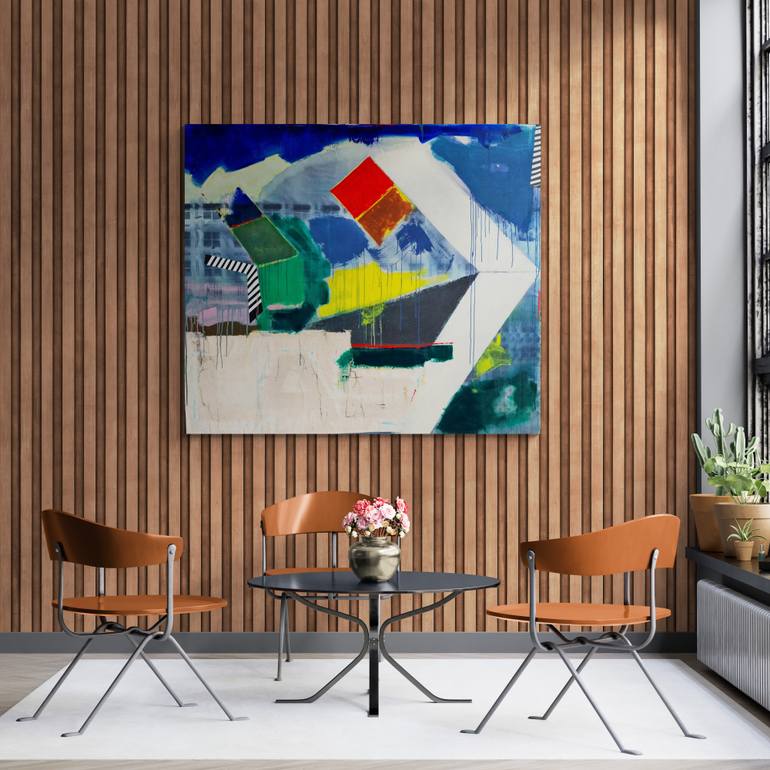 Original Abstract Travel Painting by Jose Fonte