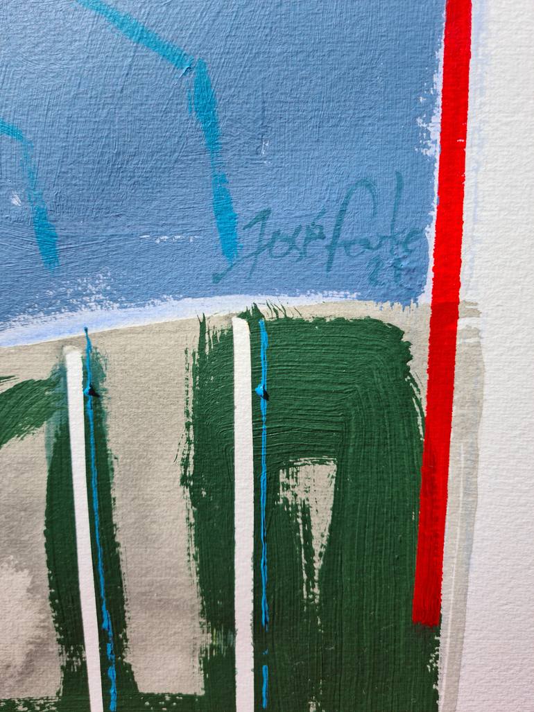 Original Fine Art Abstract Painting by Jose Fonte