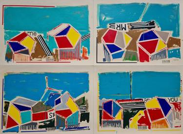 Print of Abstract Architecture Paintings by José Fonte