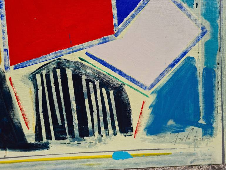 Original Minimalism Abstract Painting by Jose Fonte