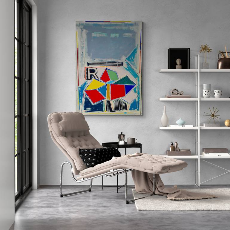 Original Minimalism Abstract Painting by Jose Fonte