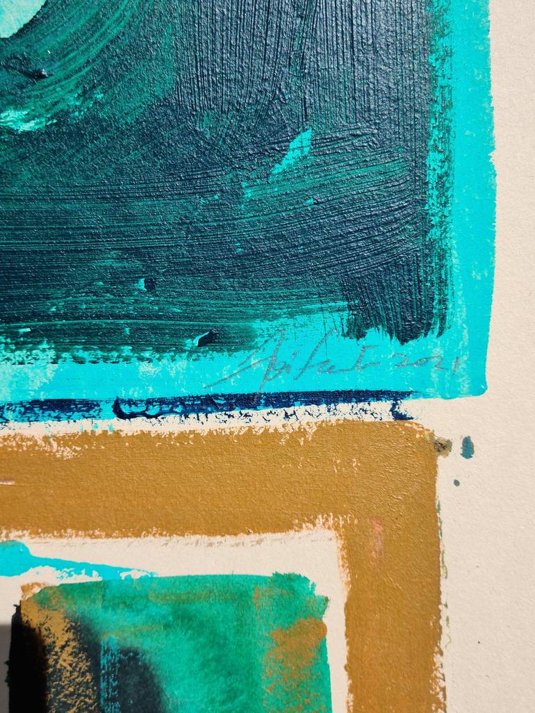 Original Modernism Abstract Painting by Jose Fonte