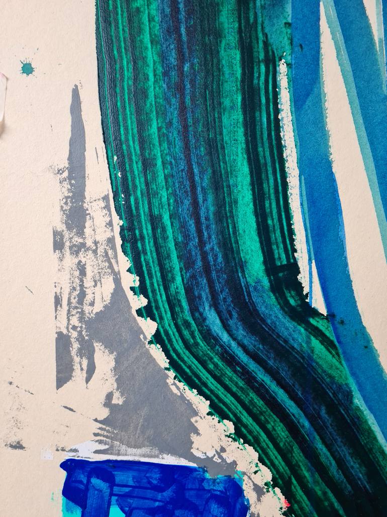 Original Abstract Expressionism Abstract Painting by Jose Fonte