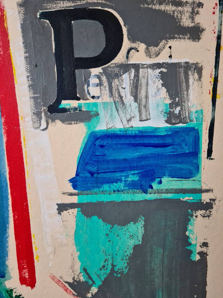Original Abstract Expressionism Abstract Painting by Jose Fonte