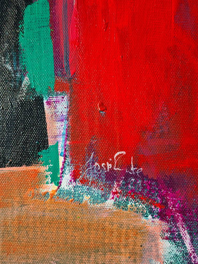 Original Fine Art Abstract Painting by Jose Fonte
