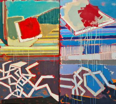 Original Abstract Expressionism Abstract Paintings by José Fonte