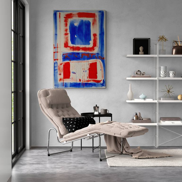 Original Abstract Expressionism Abstract Painting by Jose Fonte