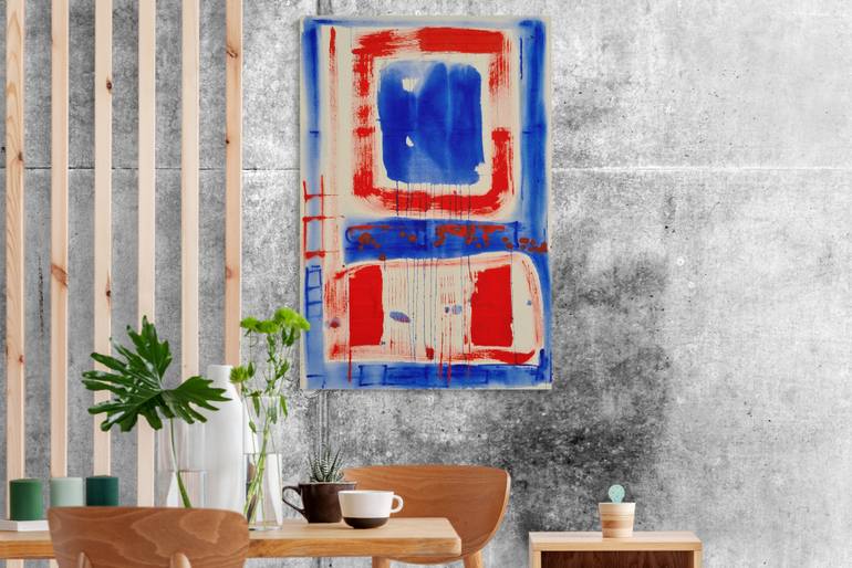 Original Abstract Expressionism Abstract Painting by Jose Fonte