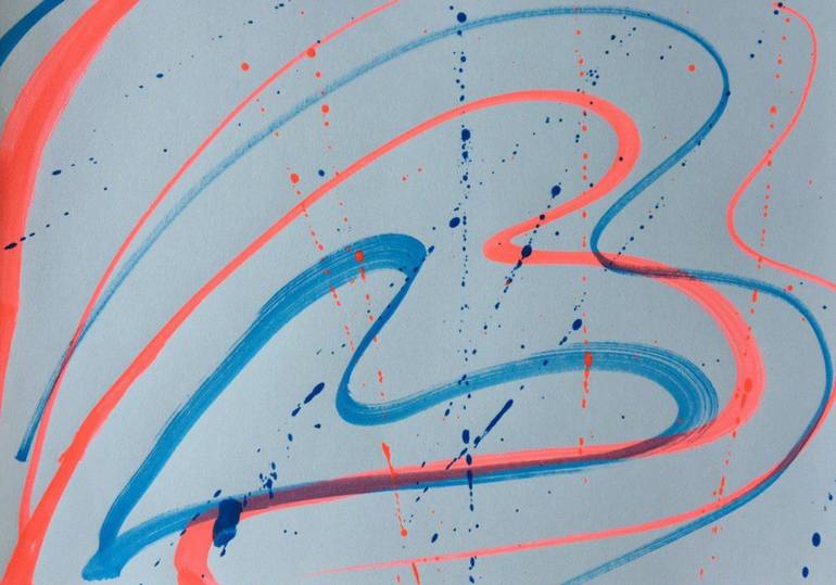 Original Minimalism Abstract Drawings by Hellory Ponte
