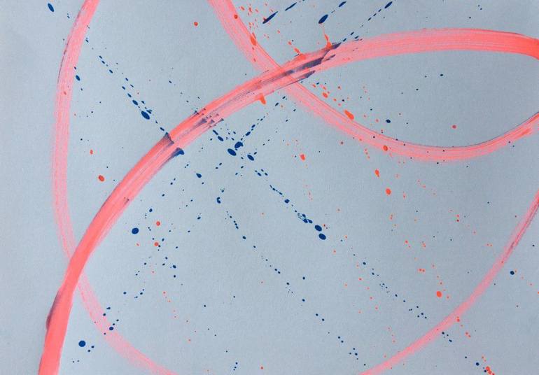 Original Abstract Expressionism Abstract Drawings by Hellory Ponte