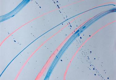Original Fine Art Abstract Drawings by Hellory Ponte