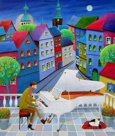 Print of Figurative People Paintings by Iwona Lifsches