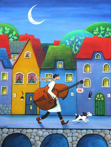 Print of Music Paintings by Iwona Lifsches