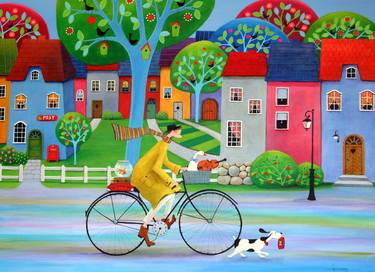 Print of Bike Paintings by Iwona Lifsches