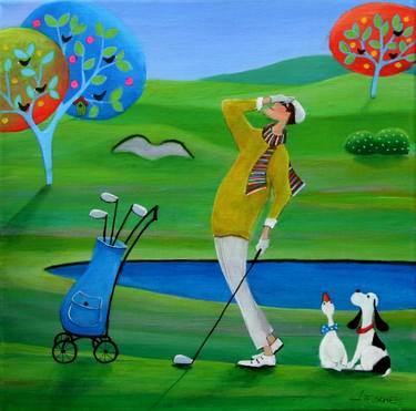 Print of Figurative Humor Paintings by Iwona Lifsches