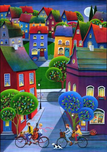 Print of Illustration Music Paintings by Iwona Lifsches