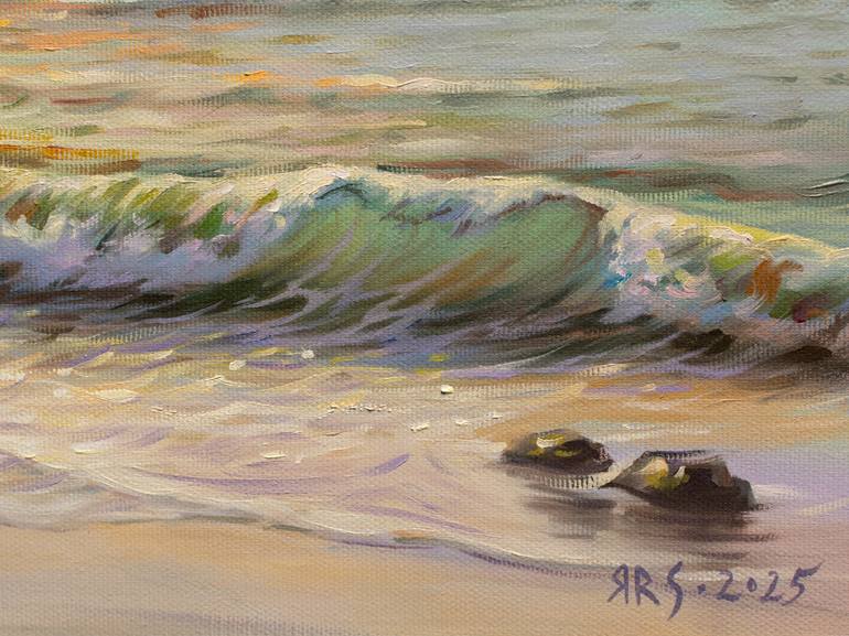 Original Romanticism Seascape Painting by Yaroslav Sobol