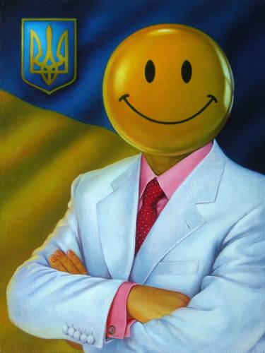 Smiley is Our President. Art Project "Ukrainian farce" thumb