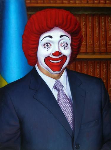 Clown is Our President. Art Project "Ukrainian farce" thumb