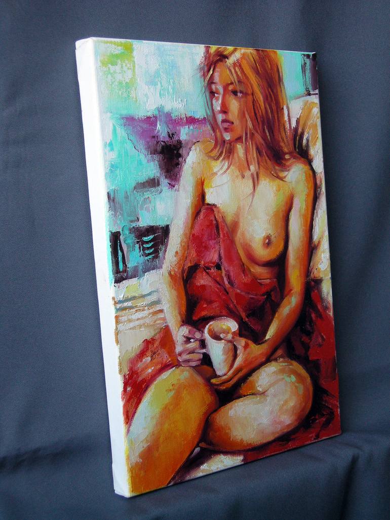 Original Nude Painting by YAROSLAV SOBOL
