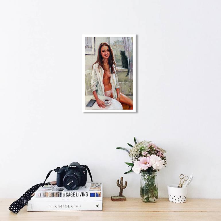 Original Expressionism Fashion Painting by Yaroslav Sobol