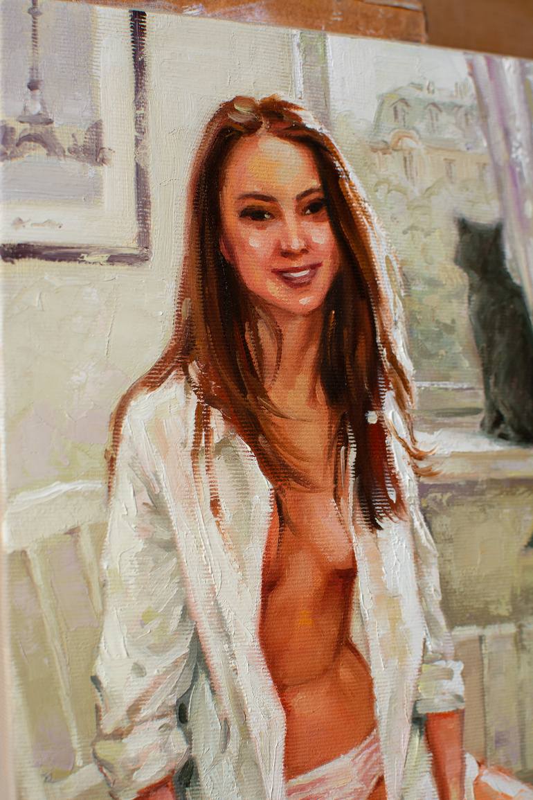 Original Expressionism Fashion Painting by Yaroslav Sobol