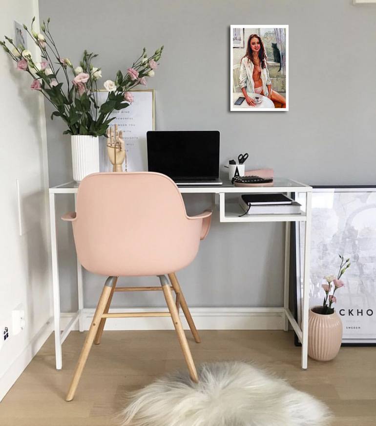 Original Expressionism Fashion Painting by Yaroslav Sobol