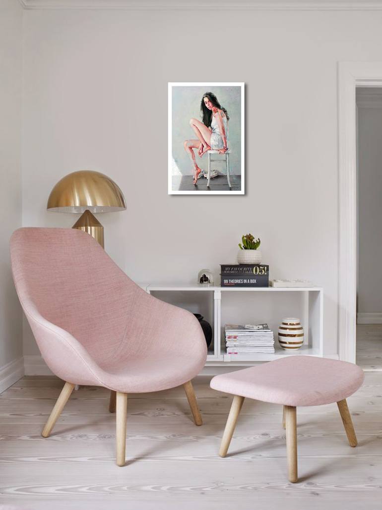 Original Art Deco Women Painting by Yaroslav Sobol