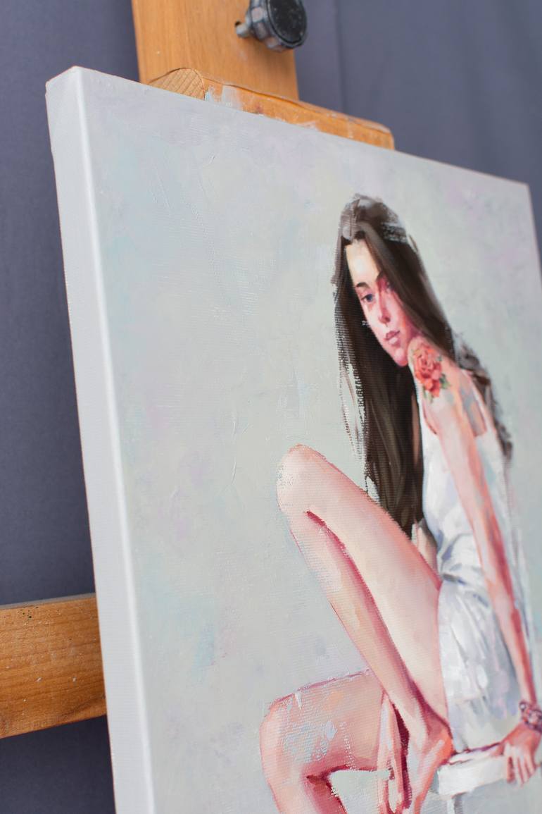 Original Art Deco Women Painting by Yaroslav Sobol