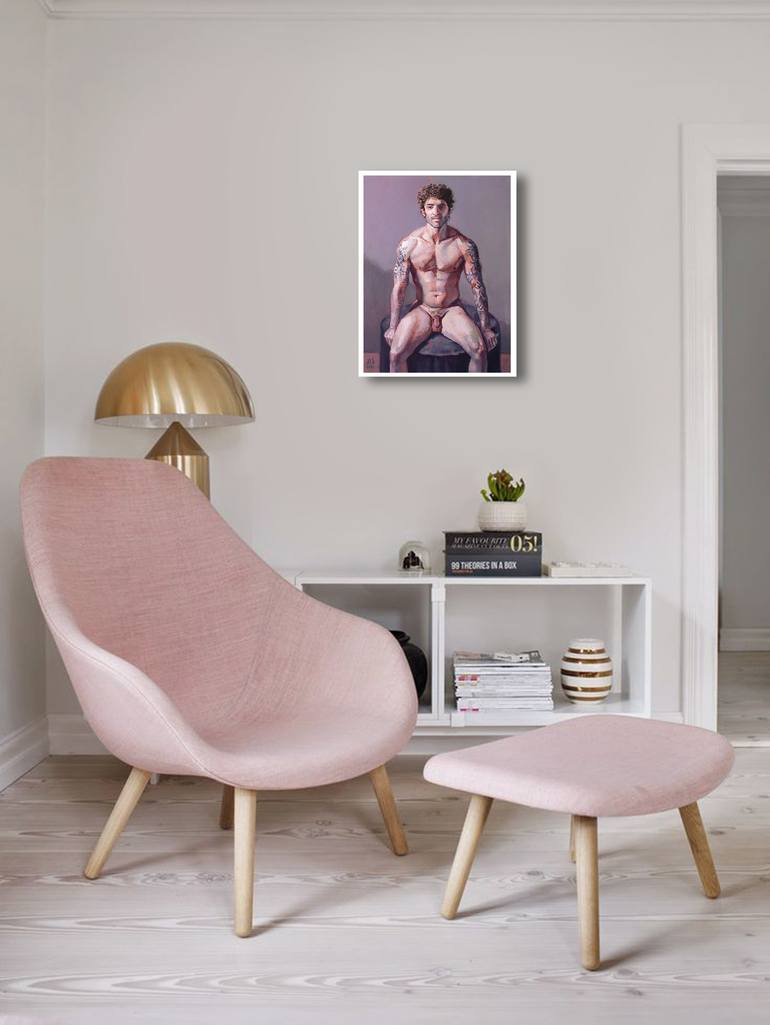 Original Art Deco Men Painting by Yaroslav Sobol