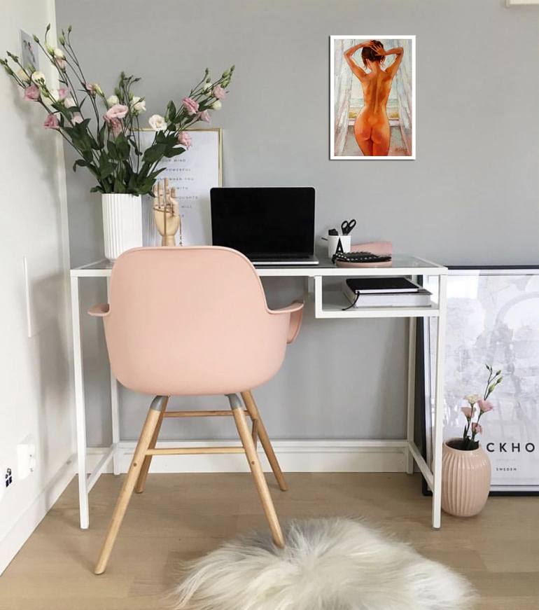 Original Art Deco Beach Painting by Yaroslav Sobol